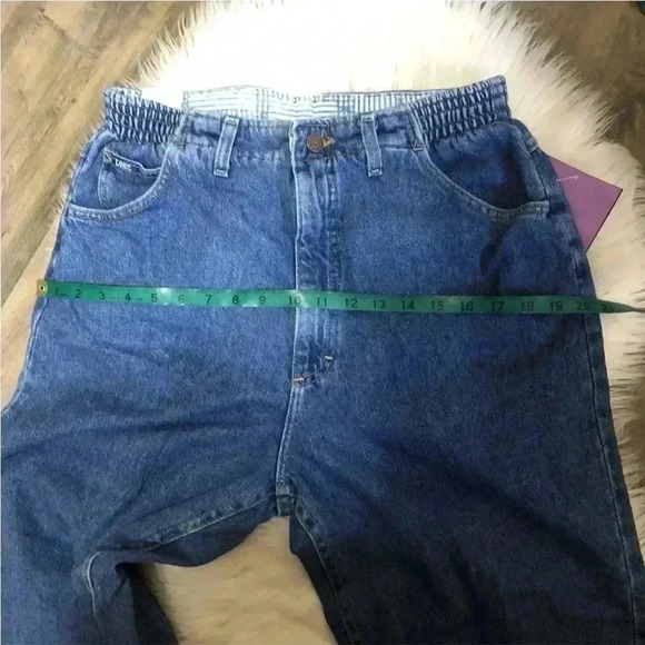 Vintage NWT Deadstock LEE Jeans 90s Super High Wasited Mom Jeans Size 14 - Picture 7 of 10